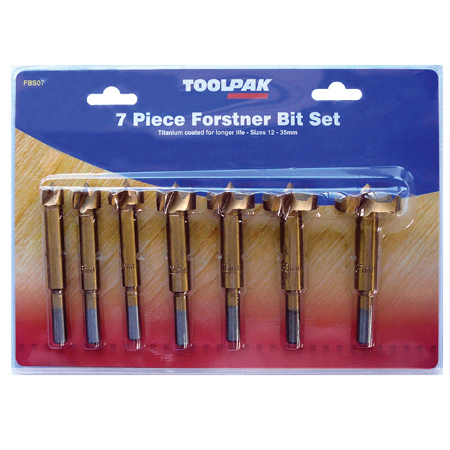 Forstener Bit Set 7 Piece Toolpak 